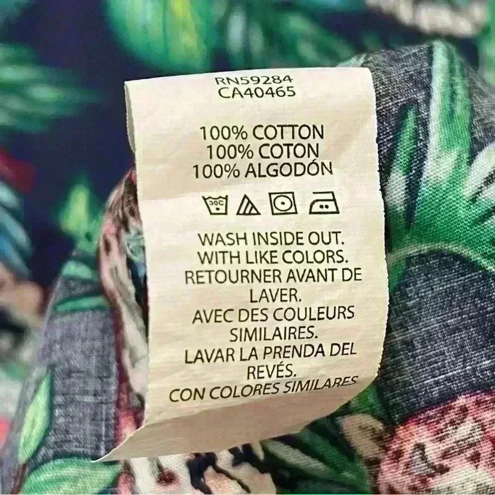 Children Place Jungle Animal Safari Print Cotton Button Front Shirt Size 5/6 S/P